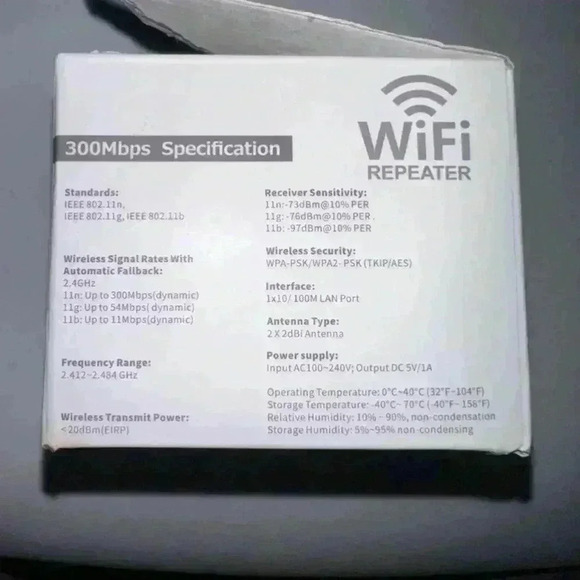 Wi-Fi Range Extender 300Mbps / White / New in Box/Box is Damaged/Device is NEW - Picture 4 of 9